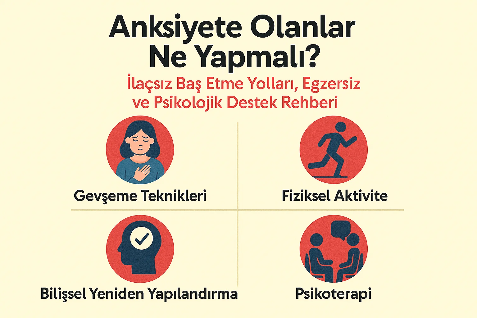 anksiyetesi olanlar ne yapmalı