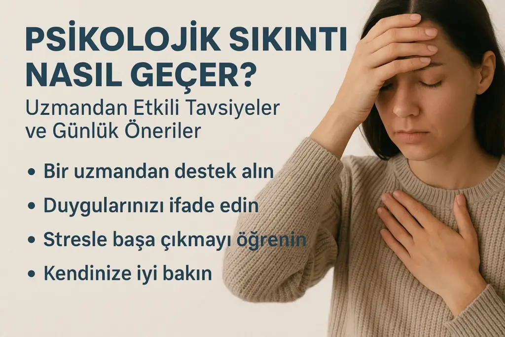 Psikolojik Sıkıntı Nasıl Geçer? Uzmandan Etkili Tavsiyeler ve Günlük Öneriler